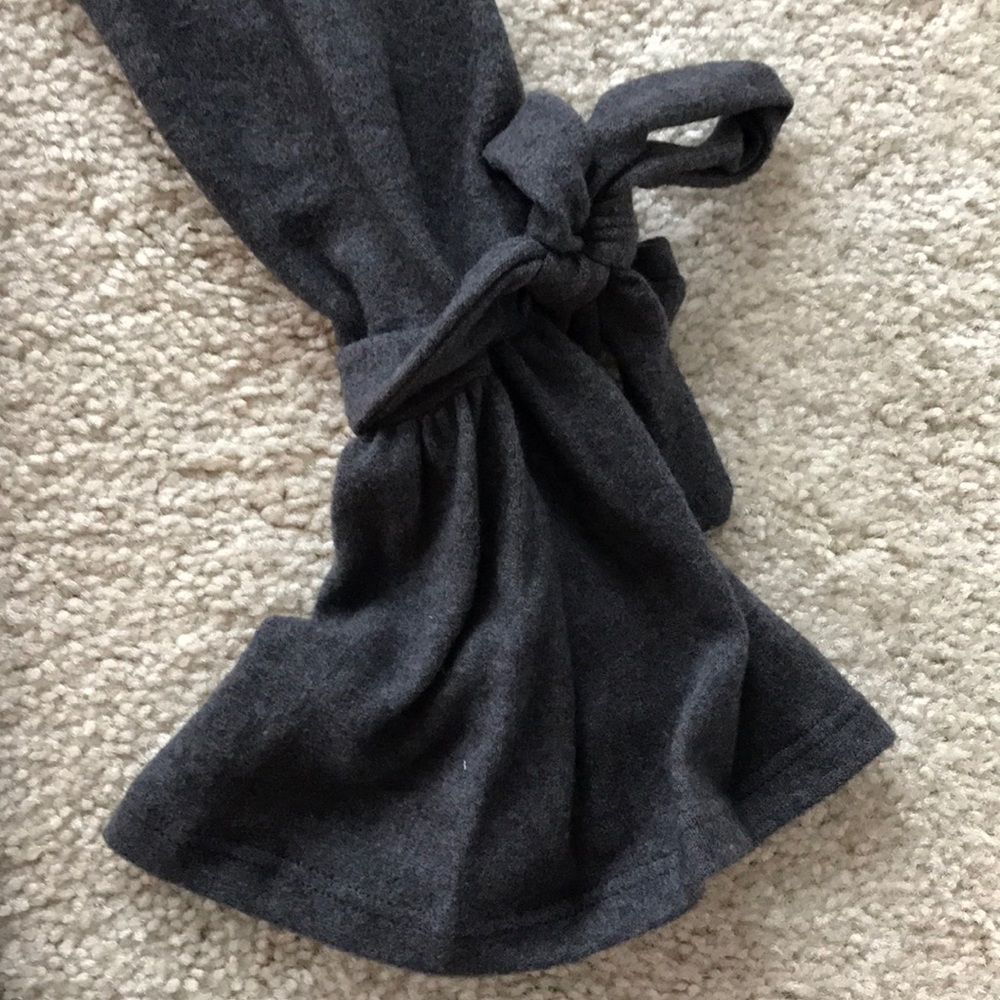 Charcoal Bell Sleeve Dress - Picture 7 of 8